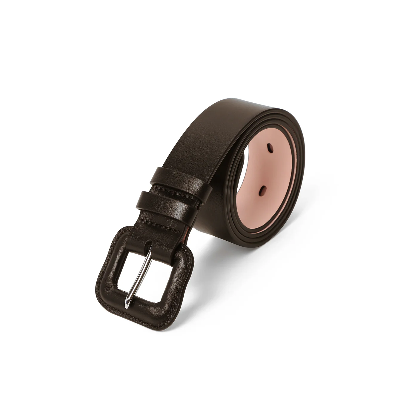 Leather Padded Square Buckle Belt - Image 6