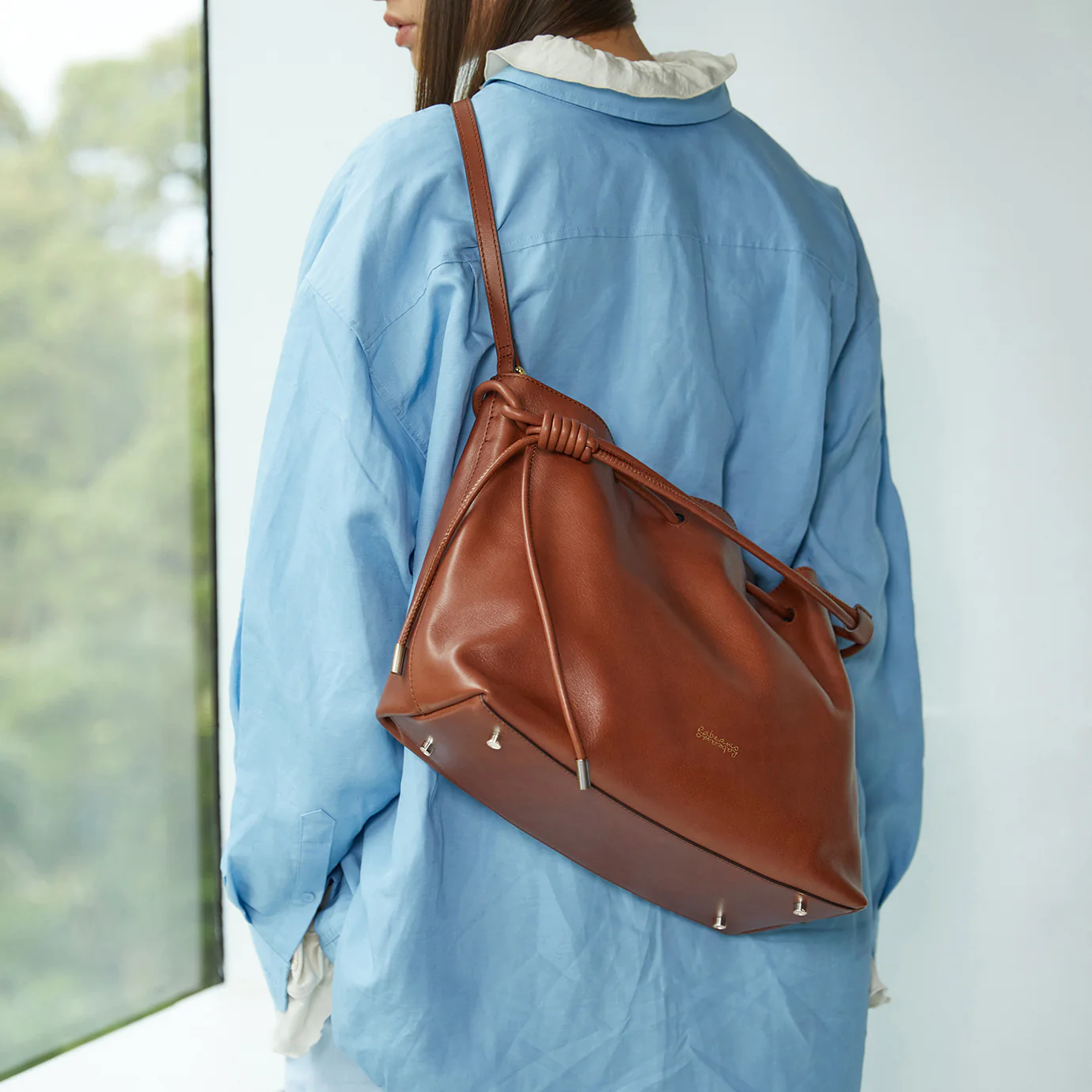 ELIANA Knots Ruched Two-Way Bag - Image 3