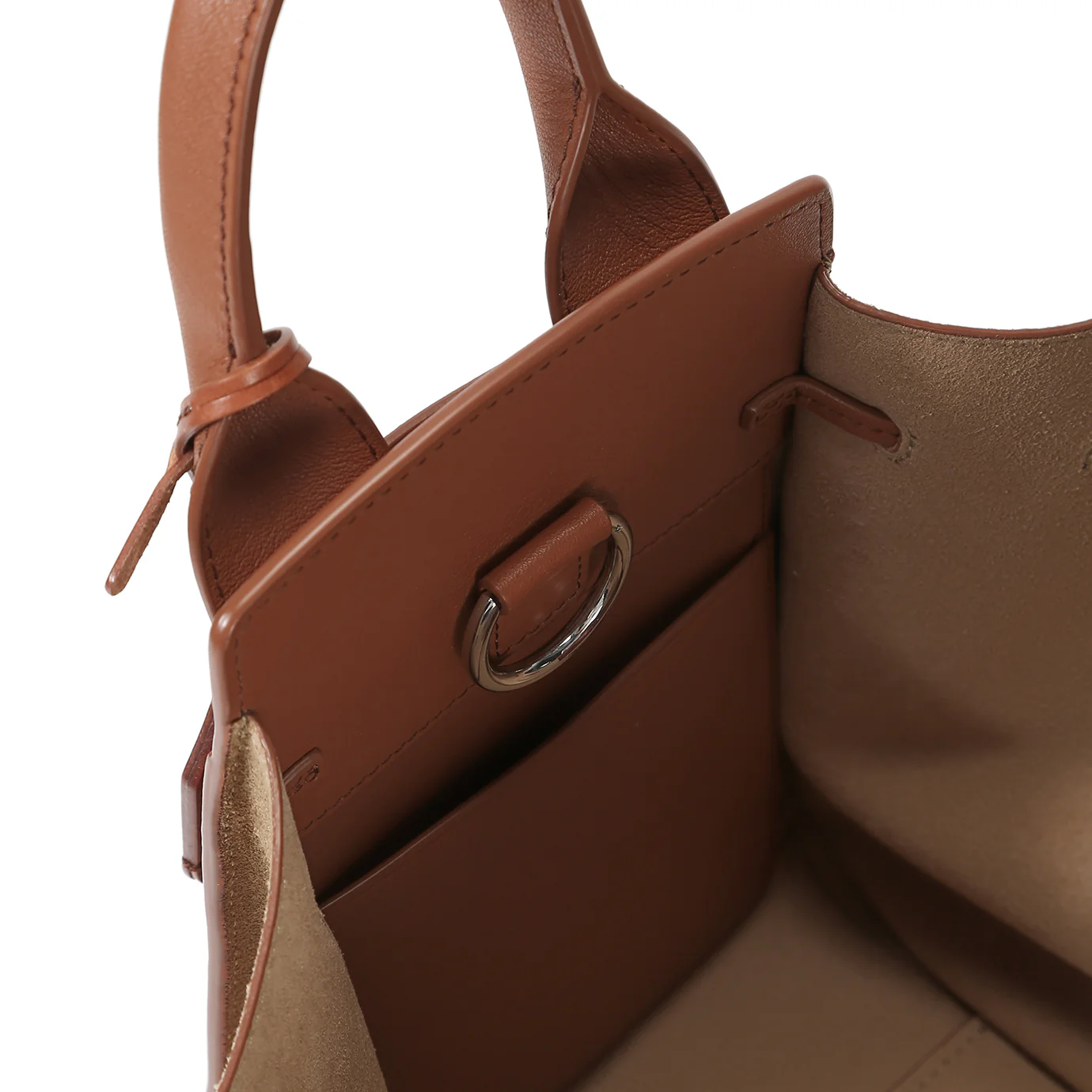 LU-II Ruched Top Handle Bag - Image 11