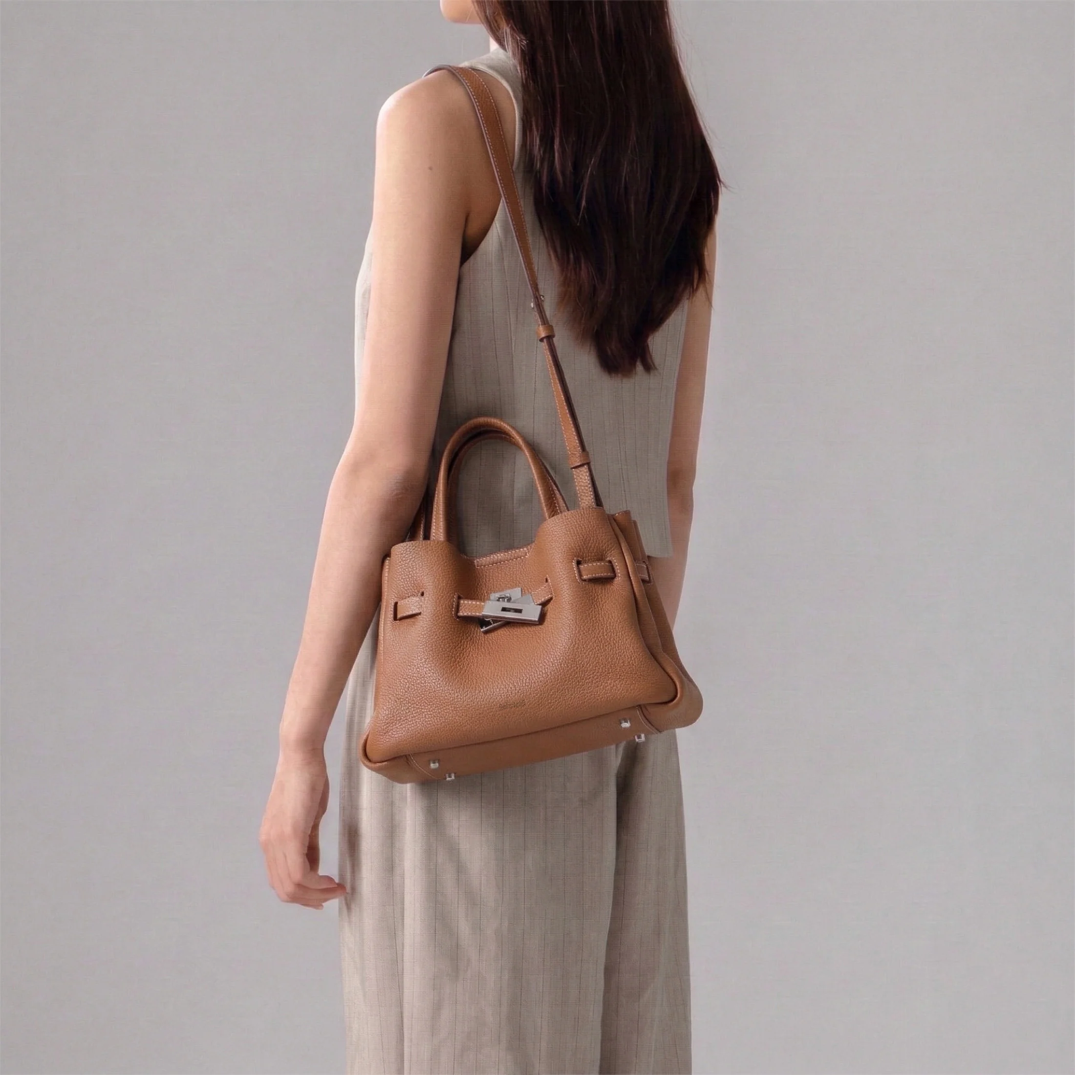 SAOIRSE Belt Soft Structural Shoulder Tote Mini - Image 4