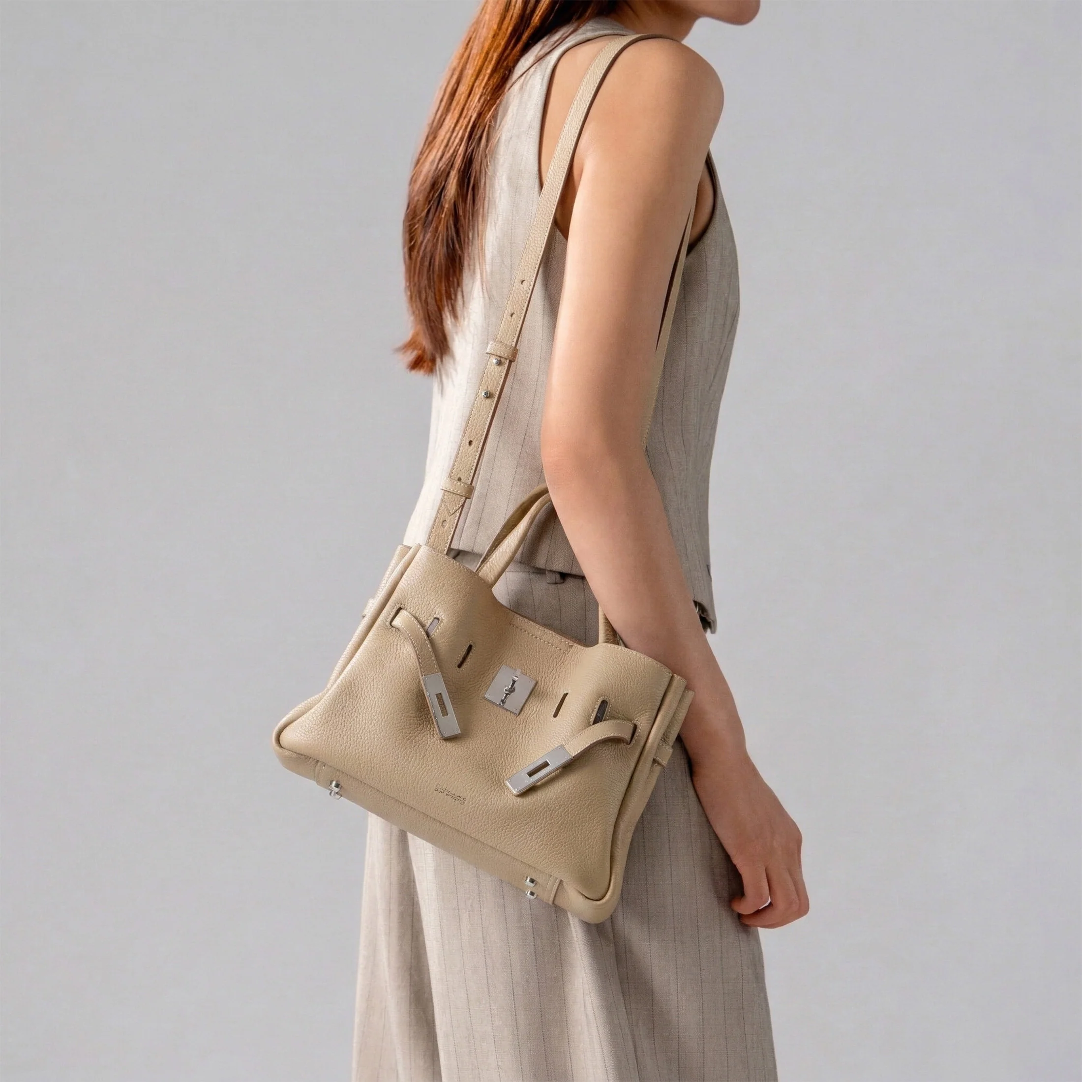 SAOIRSE Belt Soft Structural Shoulder Tote Mini - Image 5