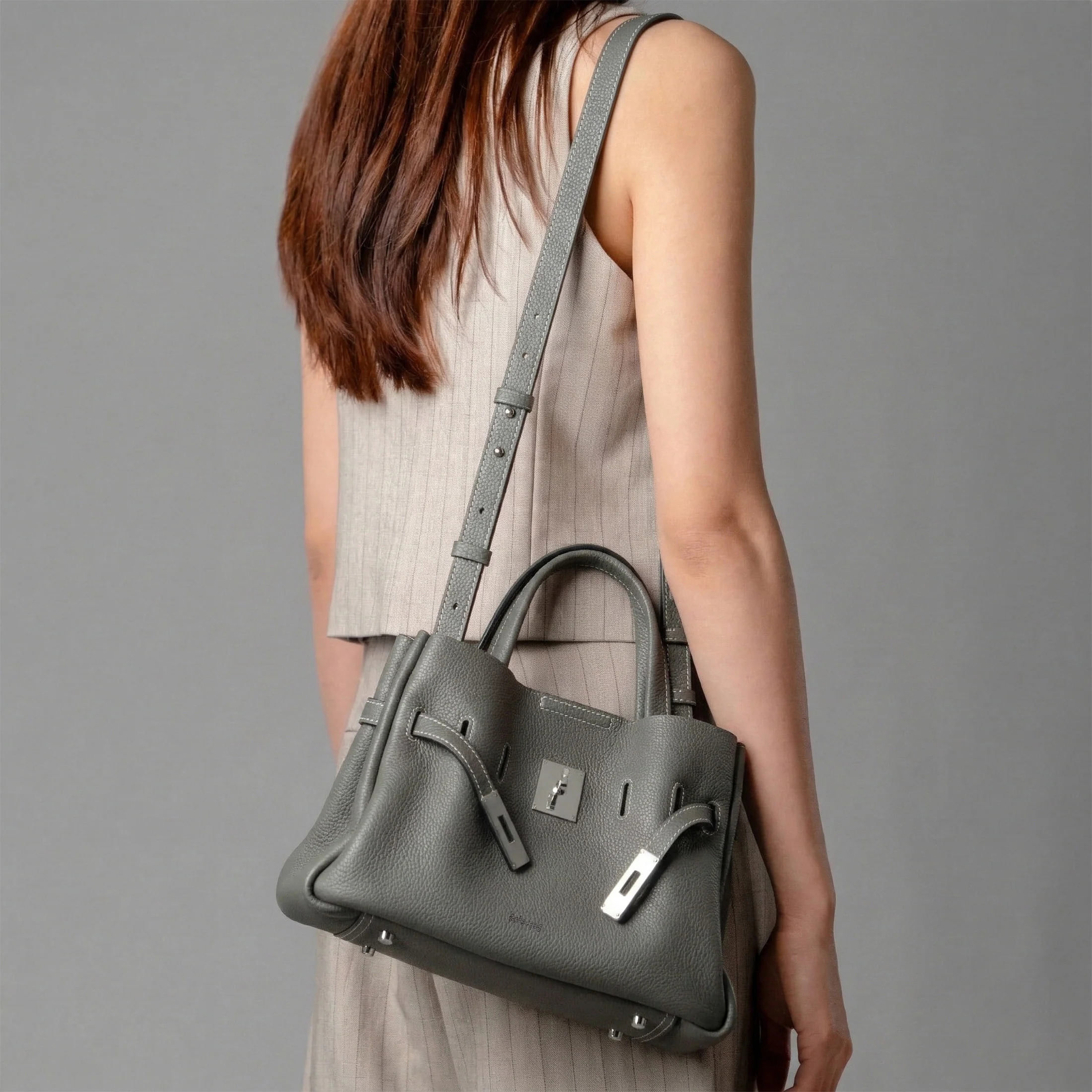 SAOIRSE Belt Soft Structural Shoulder Tote Mini - Image 7