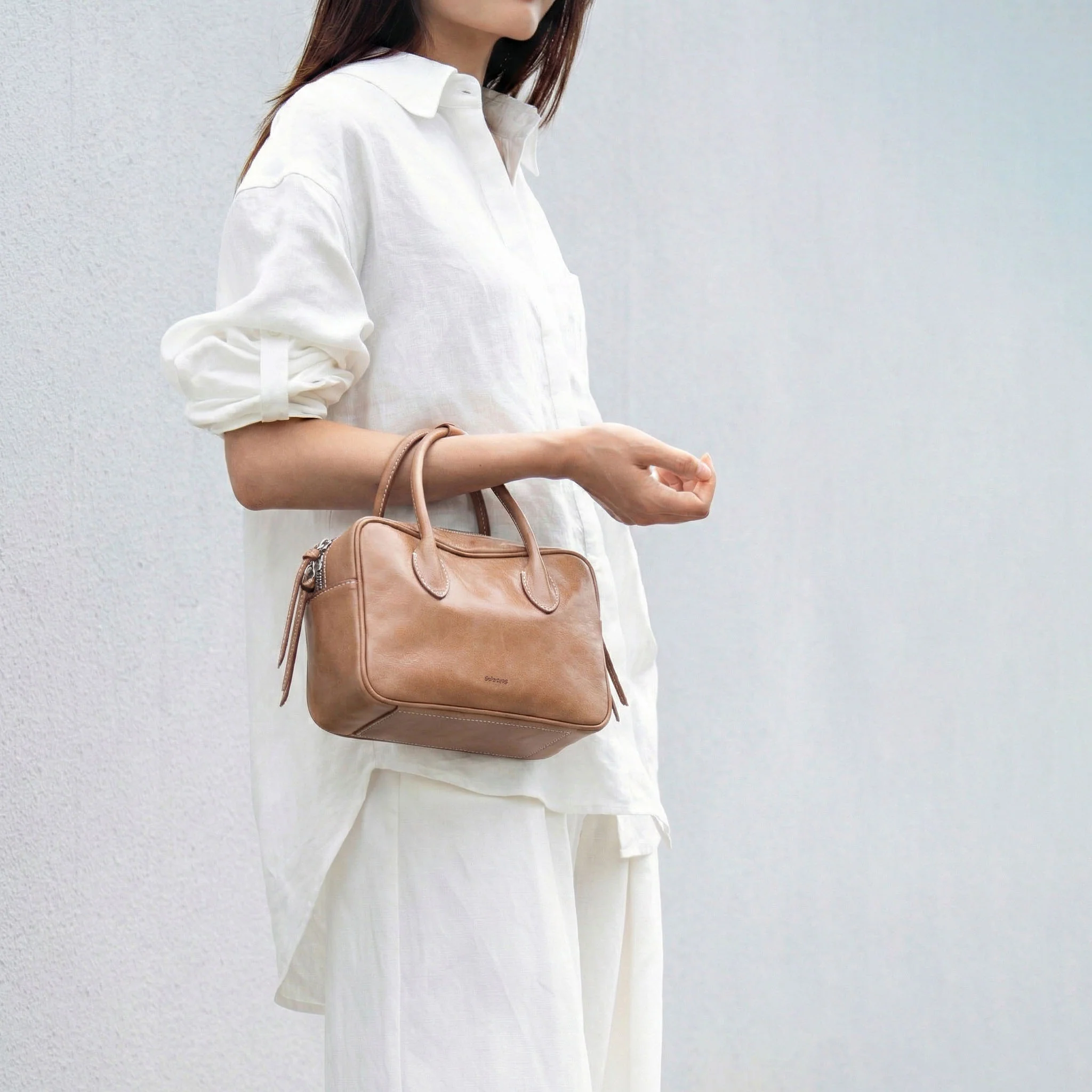 TONA Pocket Boston Bag - Image 3